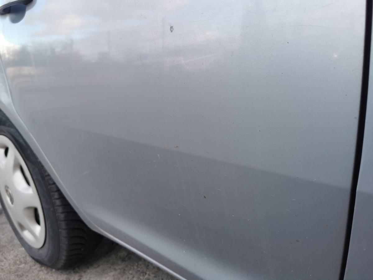 Opel Corsa D Tür Autotür Fondtür Rohbautür hinten rechts Z163 Lichtsilber met