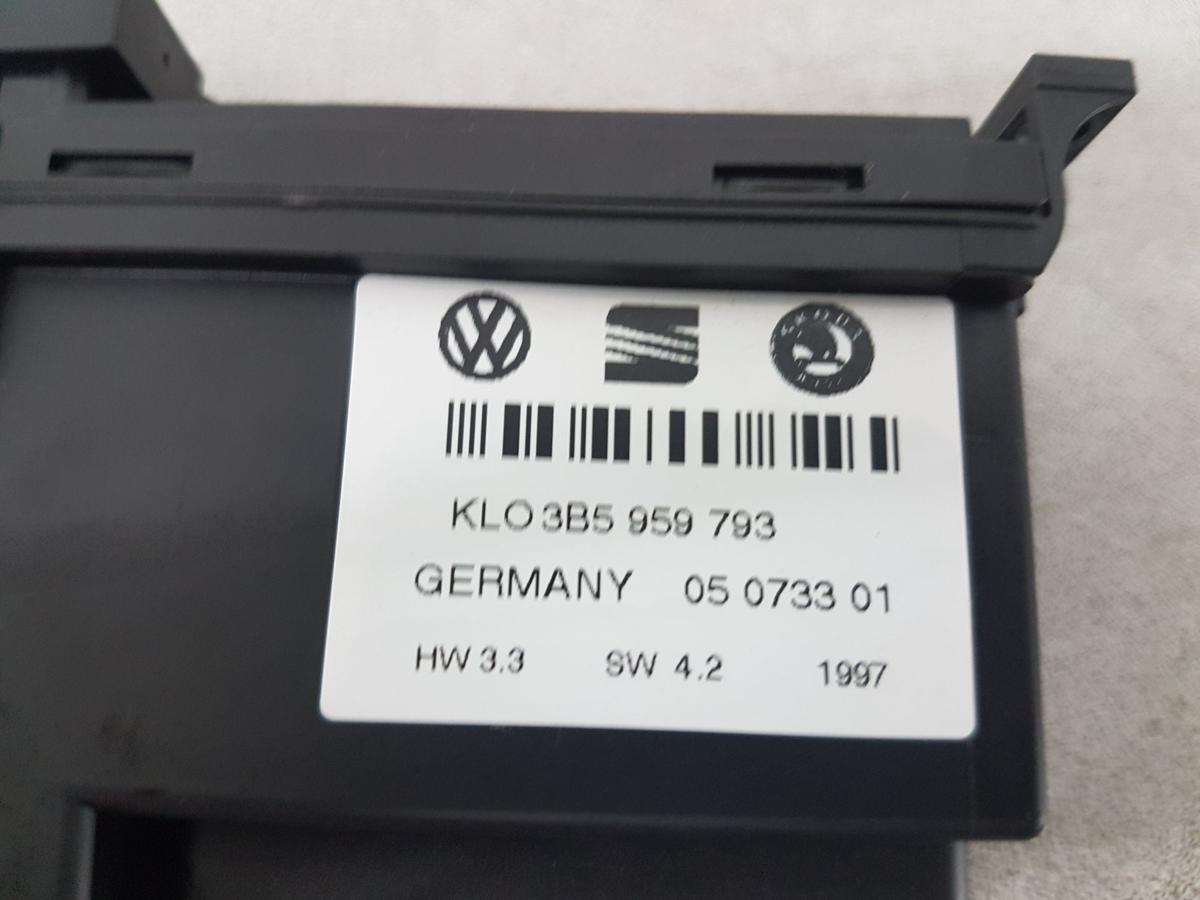 VW Passat 3B Schalter Fensterheber vorn links 05073301 Bj1997 2 Fach Fensterheberschalter