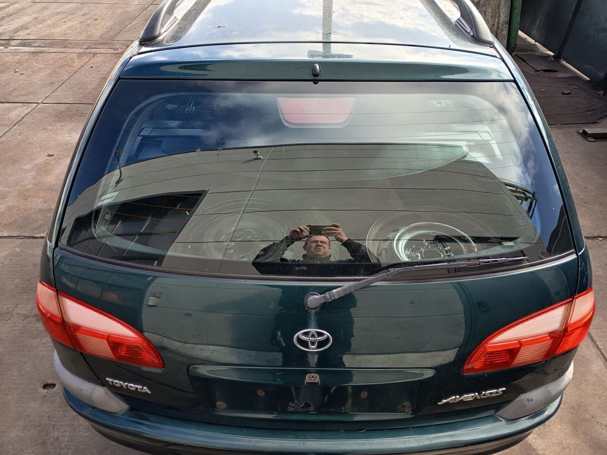 Toyota Avensis T22 Kombi original Heckklappe mit Scheibe 6S3 Gr&uuml;n Bj 2001
