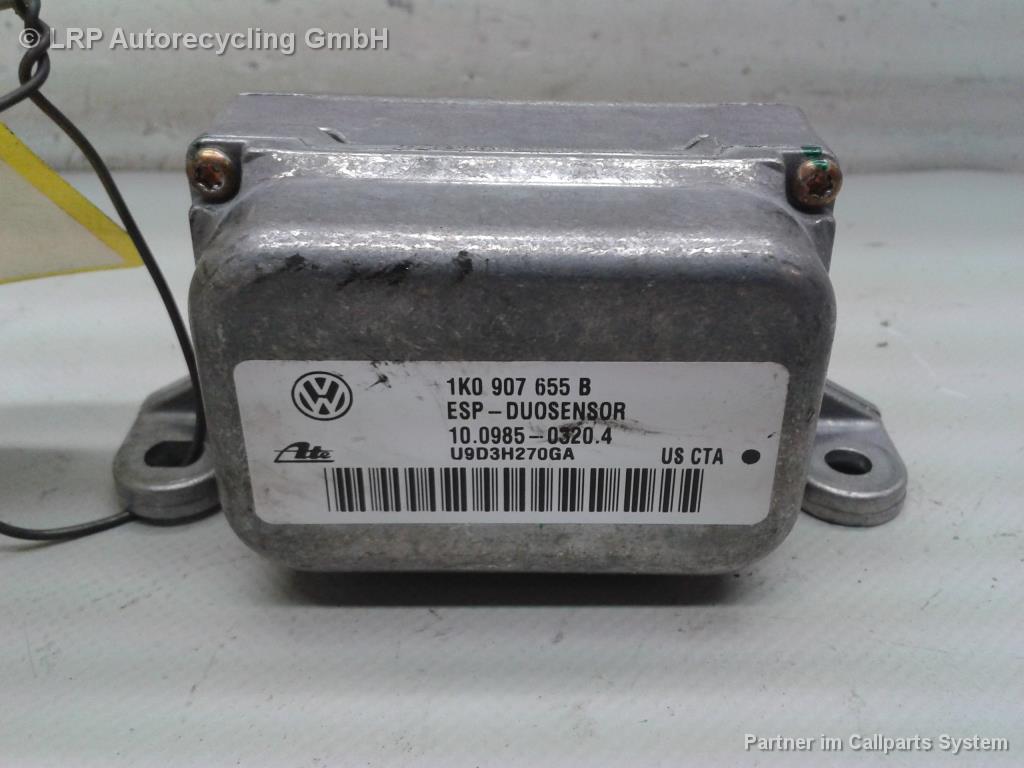 VW Touran 1T BJ2003 Duo-Sensor ESP Drehratensensor 1K0907655B ATE 10098503204