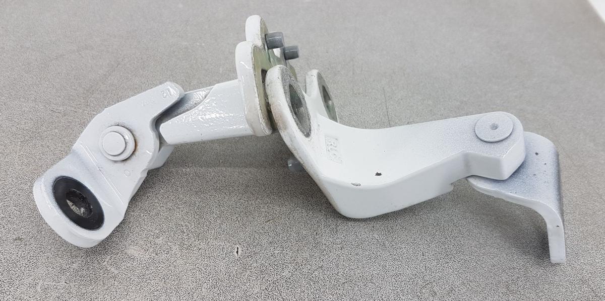 Tesla Model Y Satz T&uuml;rscharniere hinten links Bj2022 in PPSW White Water Pearl