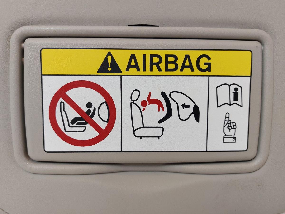 Nissan Micra K14 Sonnenblende vorn rechts Beifahrerseite mit Spiegel