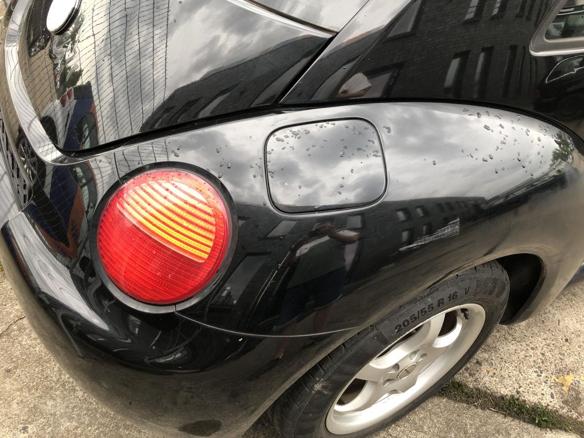 VW New Beetle 9C Kotflügel hinten rechts Radlauf L041 Brillantschwarz