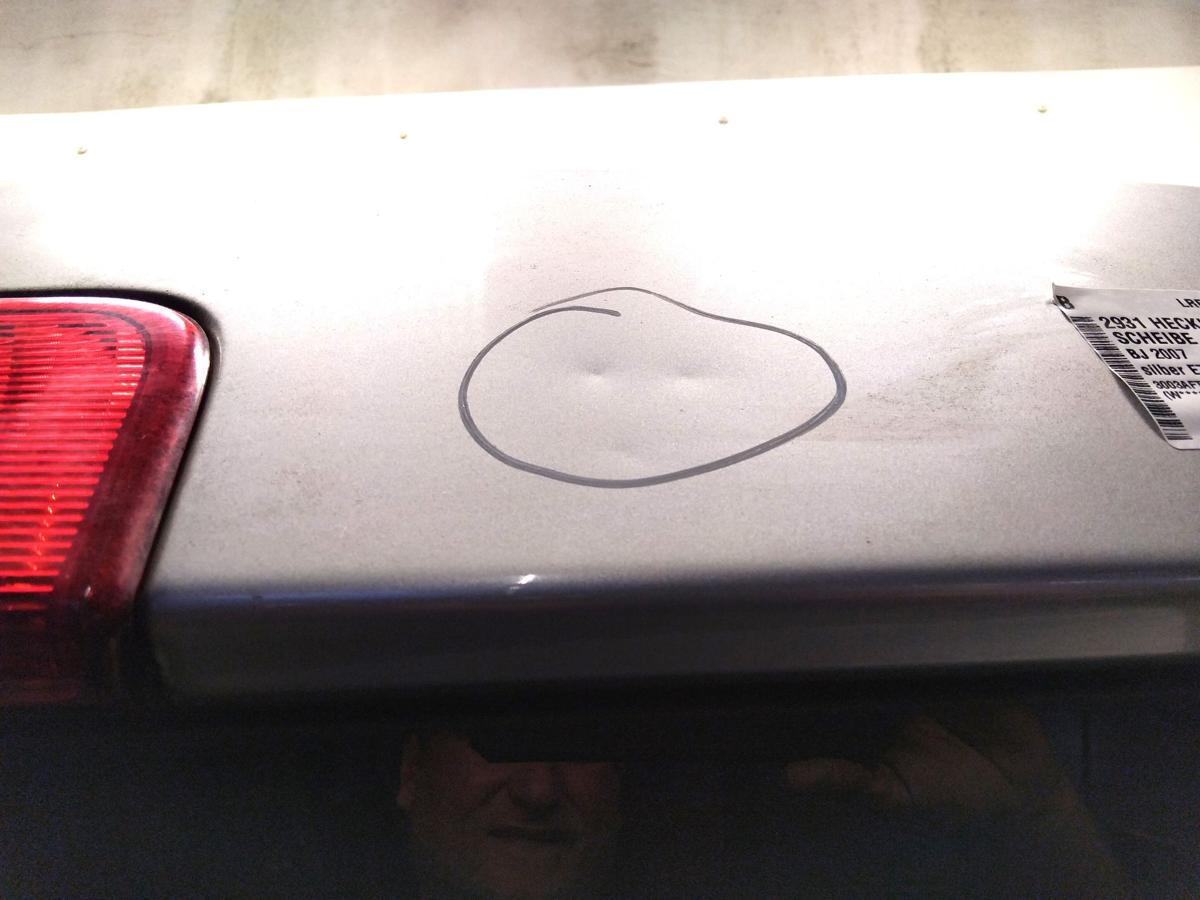 Peugeot 207 SW Kombi Heckklappe silber EZR aluminiumgrau mit Heckscheibe Bj.2007