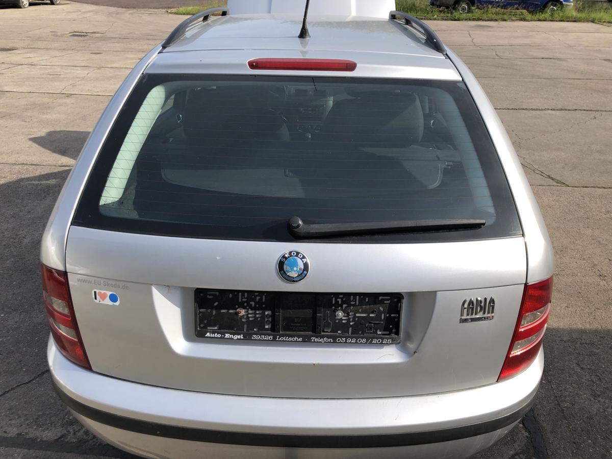 Skoda Fabia 6Y Heckklappe mit Scheibe Kombi im Rohbau LF7T Diamant Silber ROST