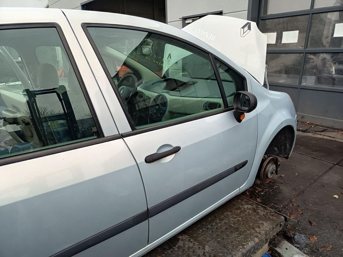 Renault Modus original T&uuml;r vorn rechts Beifahrer MV632 Polargrau Bj 2004