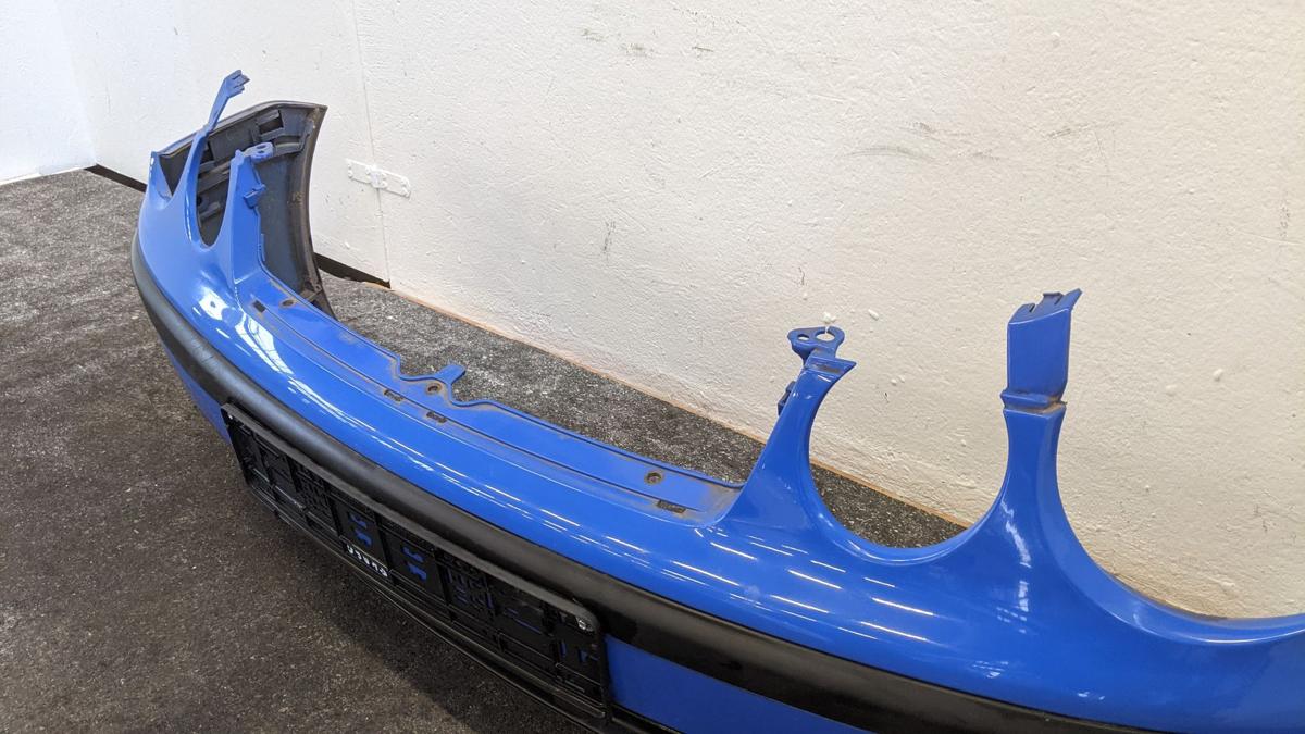 Stossfänger Stossstange Bumper vorn LA5F Summerblue VW Polo 9N1 TEXT