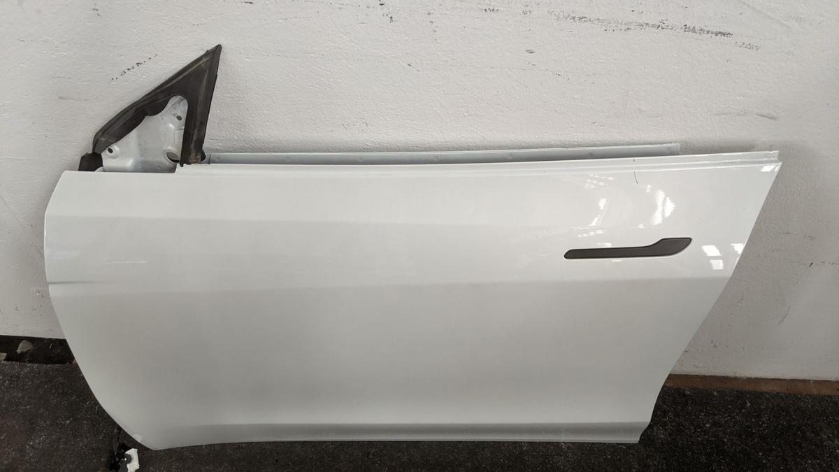 Tür vorn links Fahrertür Rohbau PPSW white Water perl Autotür Tesla Model Y