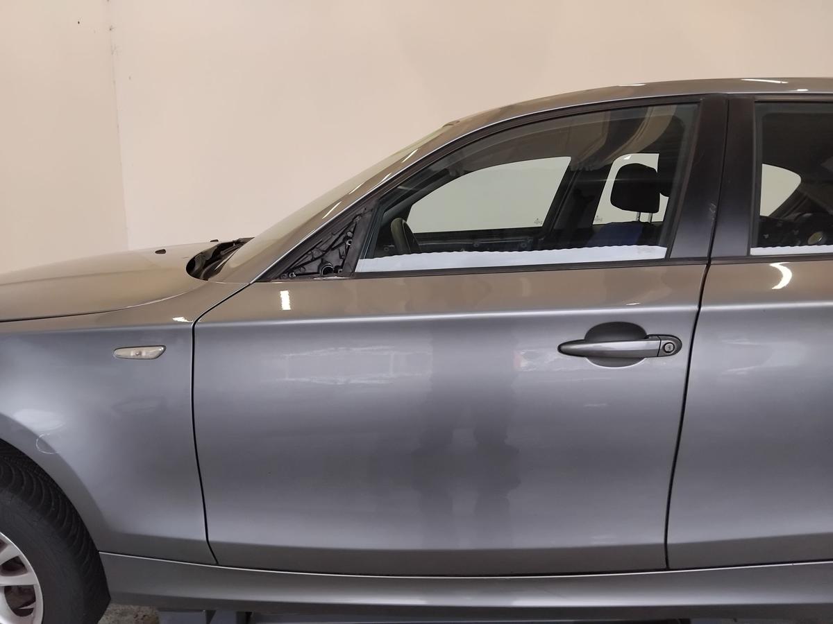 BMW 1er E87 Tür vorn links Fahrertür spacegraumetallic A52 5-Türer BJ2009