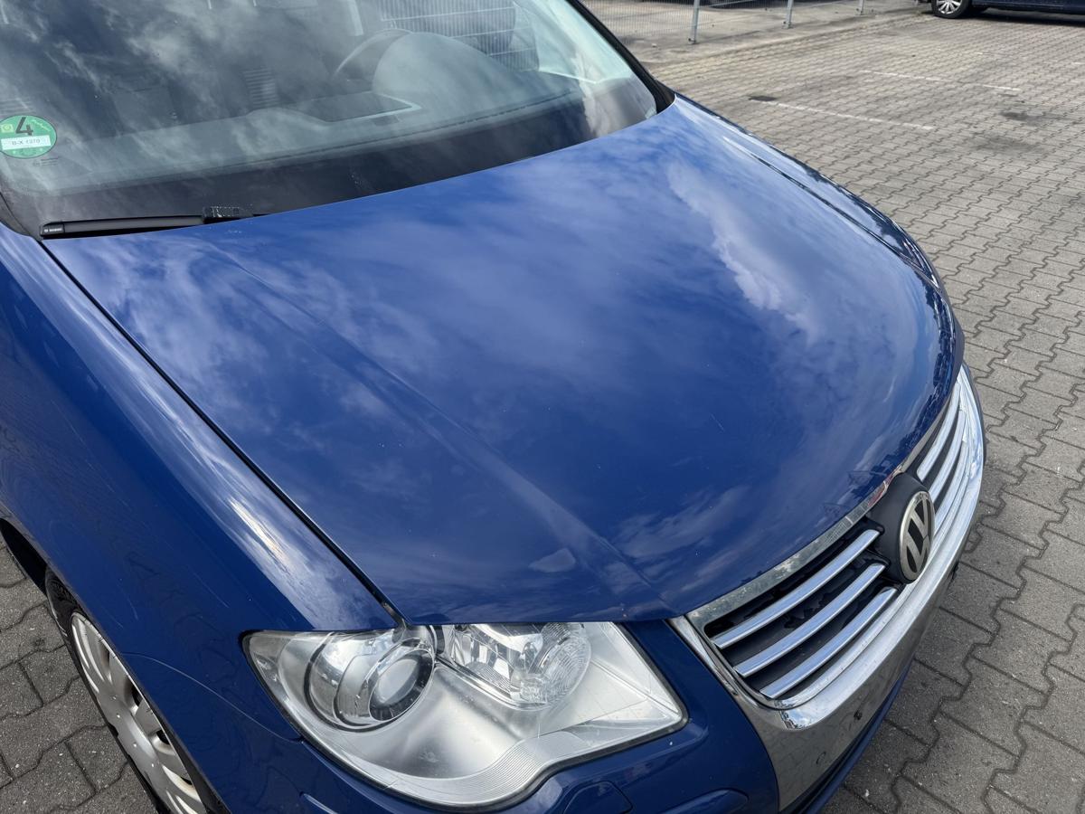 VW Touran 1T original Motorhaube LL5M Indienblau Facelift Bj.2008