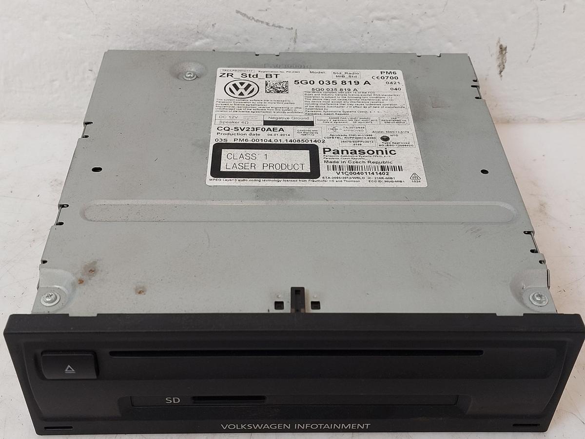 VW Golf 7 VII 5G AU Rechner Einheit Steuerteil Radio Navigation OEM