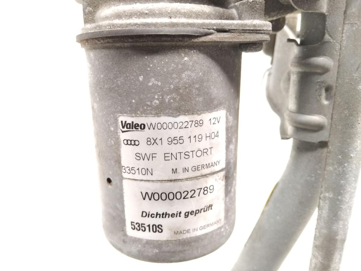 Audi A1 8X orig.Wischergest&auml;nge mit Wischermotor vorn 8X1955603 8X1955119 BJ2010