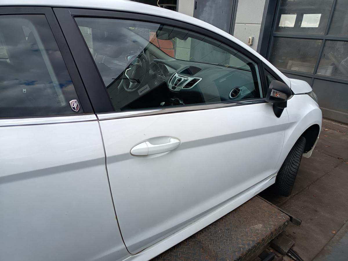 Ford Fiesta VI JA8 original T&uuml;r rechts 3TRG H9 Frost Wei&szlig; Baujahr 2009