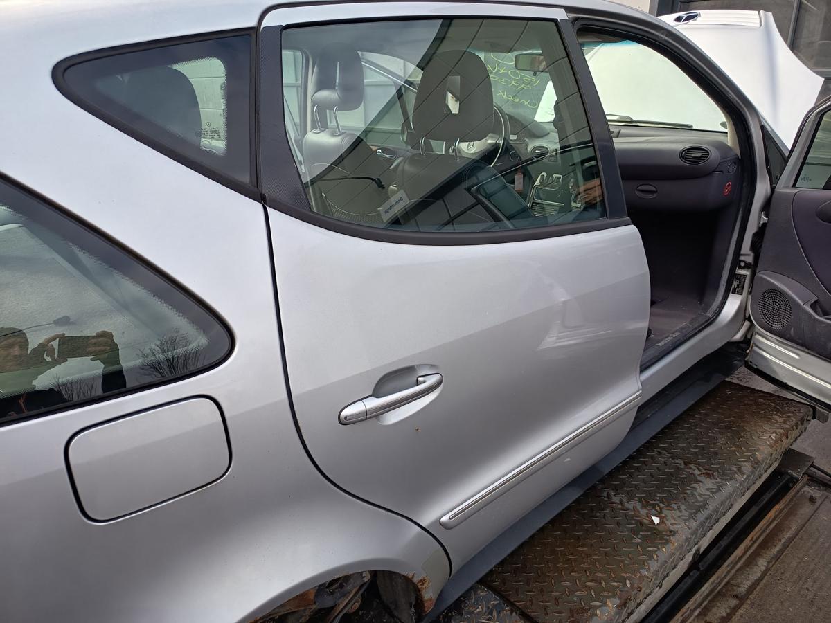 Mercedes V168 Mopf original T&uuml;r hinten rechts Fond lang 761 Polarsilber Bj 2001