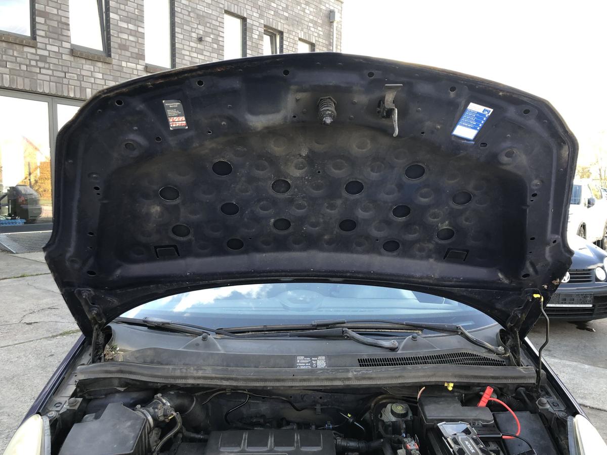 Opel Corsa D Motorhaube Haube Klappe Deckel vorn bis 2010 starker Rost Z20Z blau