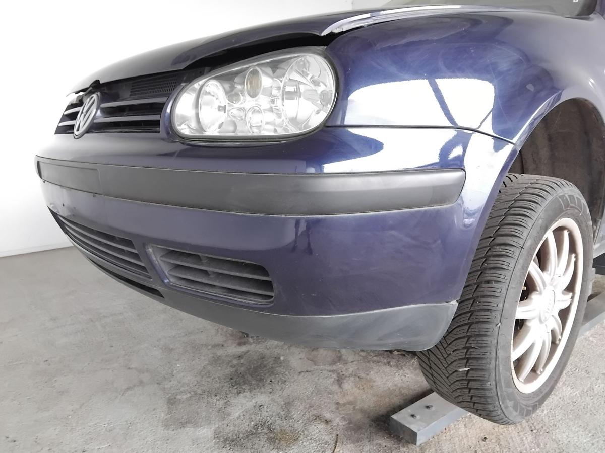 VW Golf 4 1J original Sto&szlig;stange Stossf&auml;nger vorn LB5N Indigoblaumetallic BJ2000