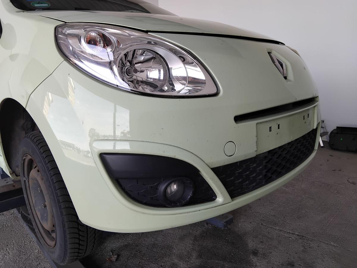 Renault Twingo 2 original Sto&szlig;f&auml;nger Sto&szlig;stange vorn DVF97 Pastellgelb BJ2008