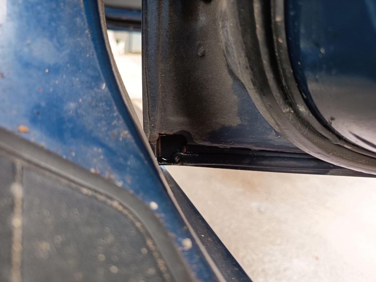 BMW 3er E91 Touring original T&uuml;r hinten rechts Fond Roh A07 Mysticblau Bj 2006