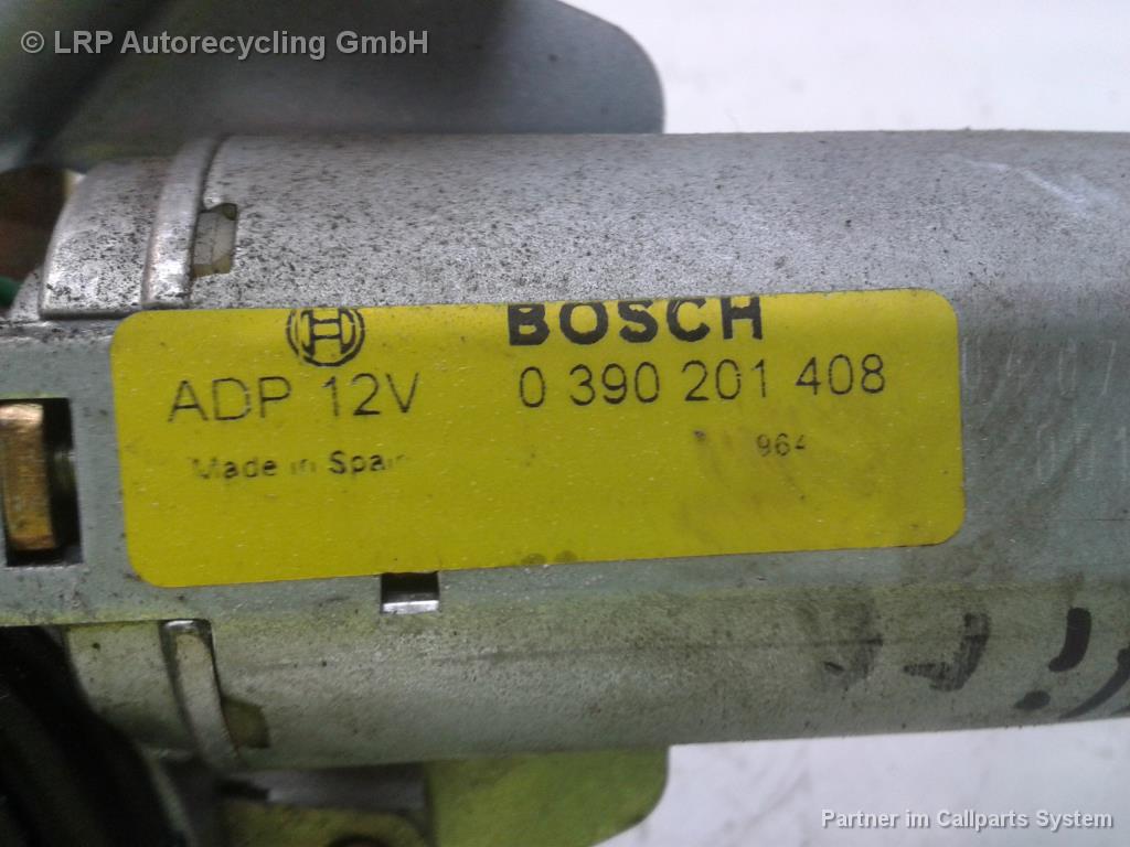 Peugeot Partner G BJ2005 Wischermotor mit Gestänge Hecktür rechts 0390201408 Bosch