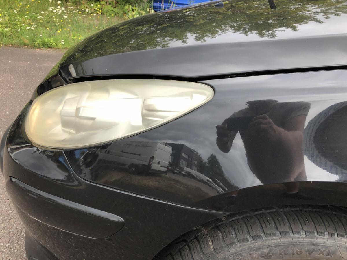 Peugeot 307 SW 3E 3H Kotfl&uuml;gel vorn links Seitenwand EXL Noir Obsidien Nacre