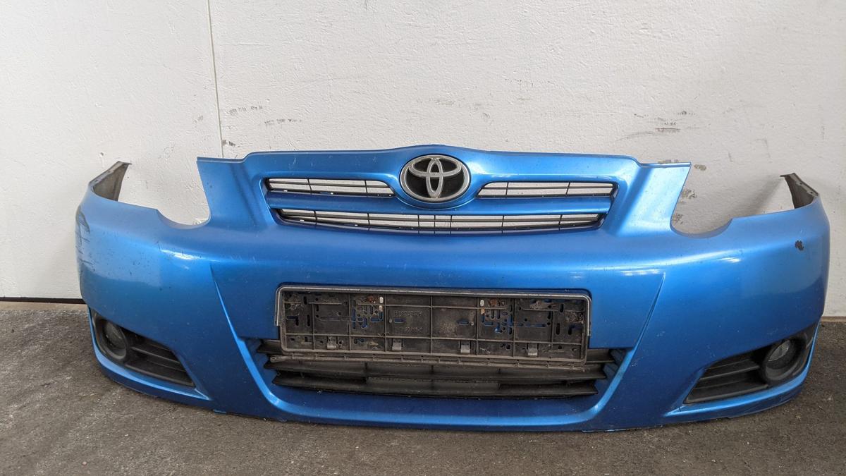 Toyota Corolla ZZE12 Stoßfänger Stoßstange Bumper vorn NSW 8P1 Blue met England