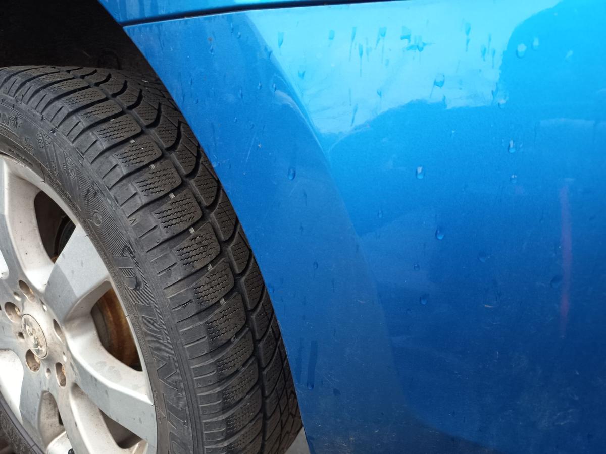 Hyundai i30cw FD original Sto&szlig;stange F&auml;nger hinten Heck BV Vivid blue Bj 2010