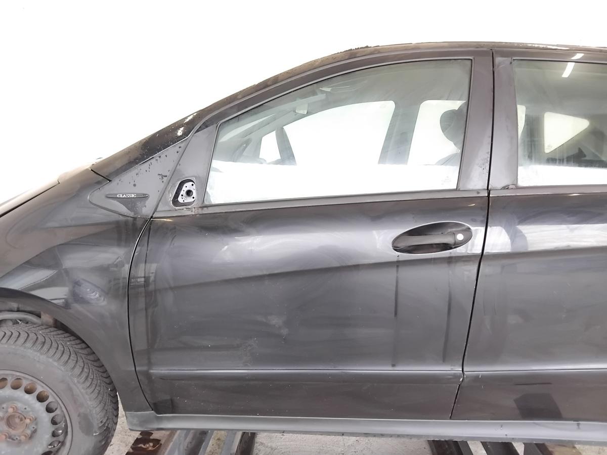 Mercedes A-Klasse W169 Tür vorn links Fahrertür 5-türig BJ2005 160 Tropenschwarzmetallic