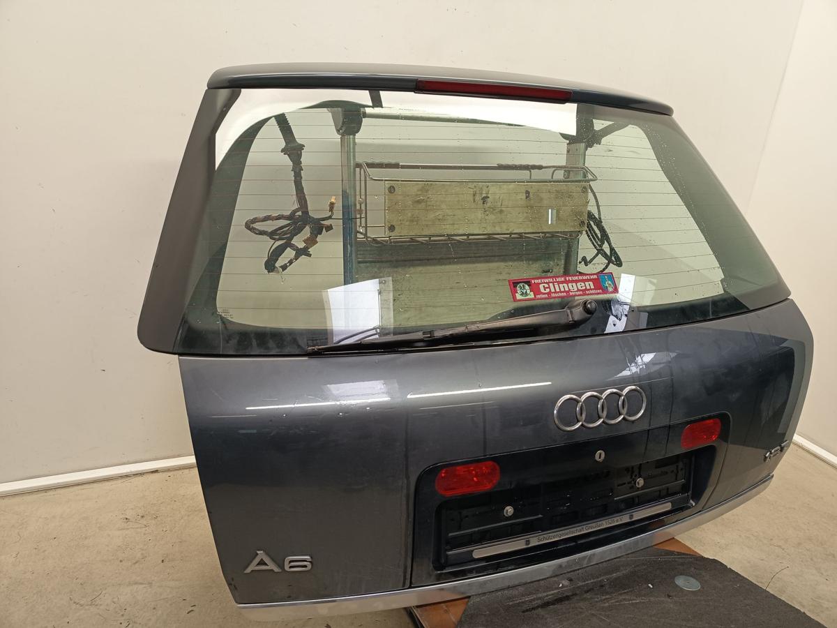 Audi A6 4B Kombi orig Heckklappe mit Scheibe LX7Z Delfingrau Facelift Bj 2003