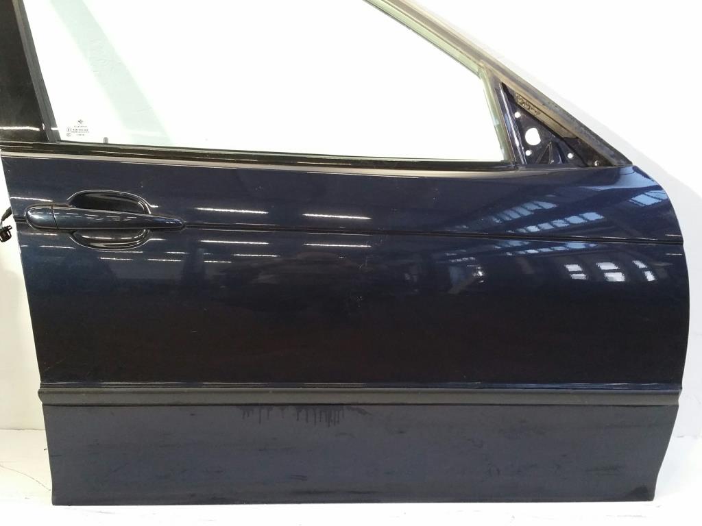 BMW 3er E46 Beifahrert&uuml;r T&uuml;r Autot&uuml;r Rohbaut&uuml;r vorn rechts dunkelblau