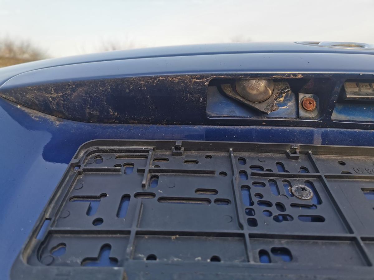 Hyundai Accent MC Heckklappe Klappe Deckel hinten Rohbau 3 T&uuml;rer 3E Blue Onyx