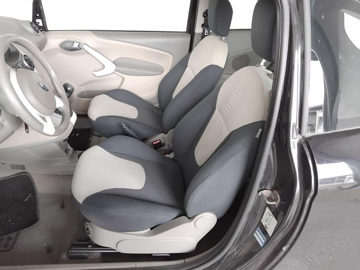 Ford Ka II RU8 orig Sitz vorn links Fahrersitz Stoff grau/beige beheizt BJ2009