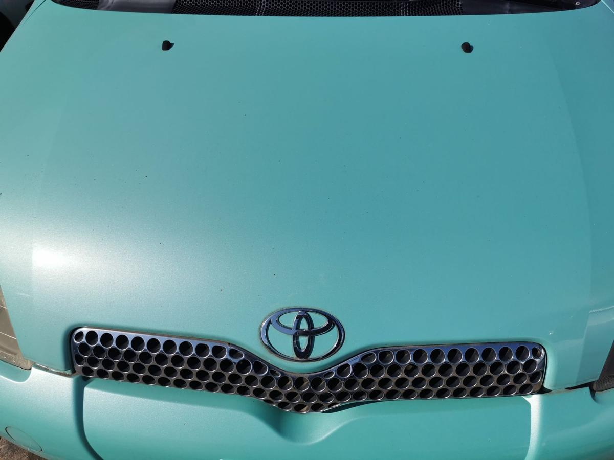Toyota Yaris XP10 Motorhaube Haube Klappe Deckel Bonnet vorn 764 Light Aqua Met