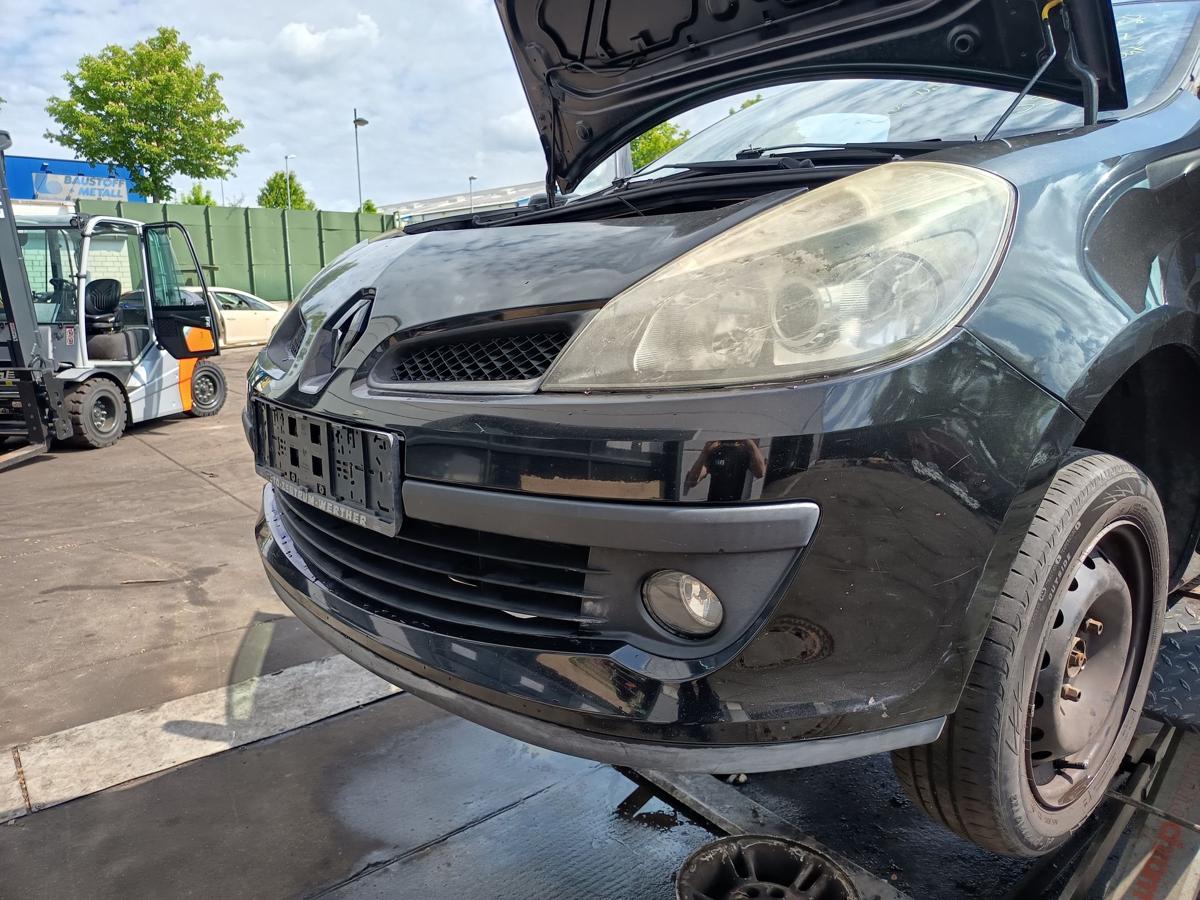 Renault Clio III original Stoßstange Fänger vorn/Front 676 Perlmuttschwarz Bj 06