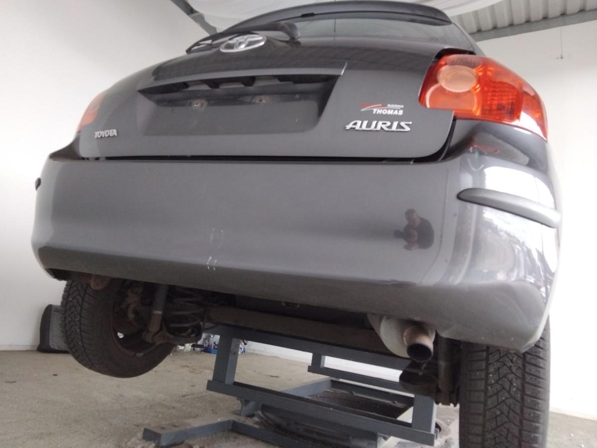 Toyota Auris E15 original Stoßstange Stossfänger hinten BJ2007 1G3 magneticgrey
