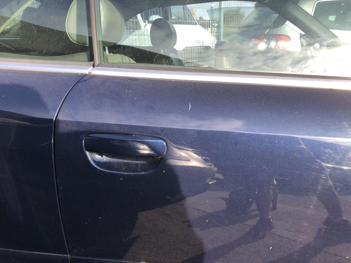 Audi A4 8H B6 Cabrio Tür vorn rechts Beifahrertür im Rohbau LZ5J Moroblau