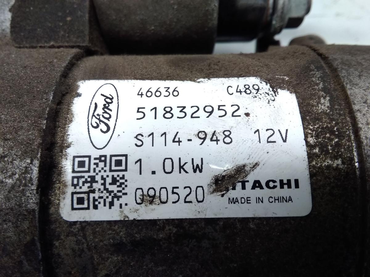 Ford KA 2 RU8 original Anlasser Starter 51832952 HITACHI 1.2 51kW BJ2009