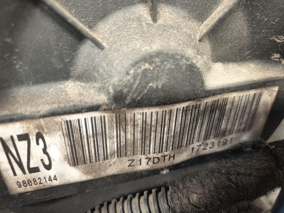 Opel Combo C orig Motor ohne Anbauteile 1.7l 74kW Diesel Z17DTH 177Tkm Bj 2008