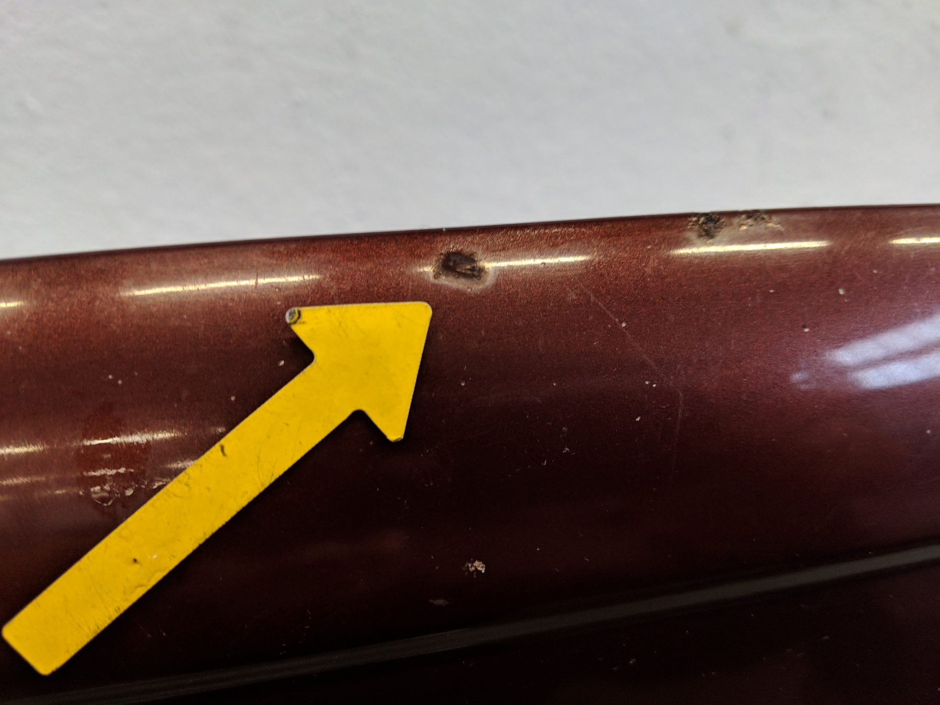 VW Golf 2 19E Bj88 Motorhaube Klappe Deckel vorn Weinrot