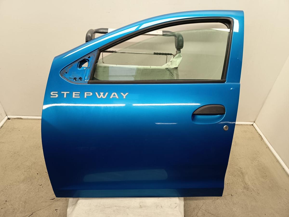 Dacia Sandero II Stepway Bj 2015 original Tür vorn links TERPL Blue Azurite