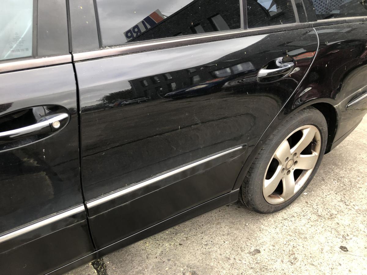 Mercedes E Klasse 211 S211 auch Mopf T&uuml;r hinten links T Modell 170 schwarz