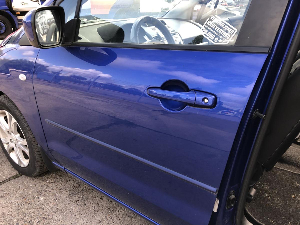 Mazda 5 CR ab 2008 T&uuml;r vorn links Fahrert&uuml;r im Rohbau 34J Aurora Blue