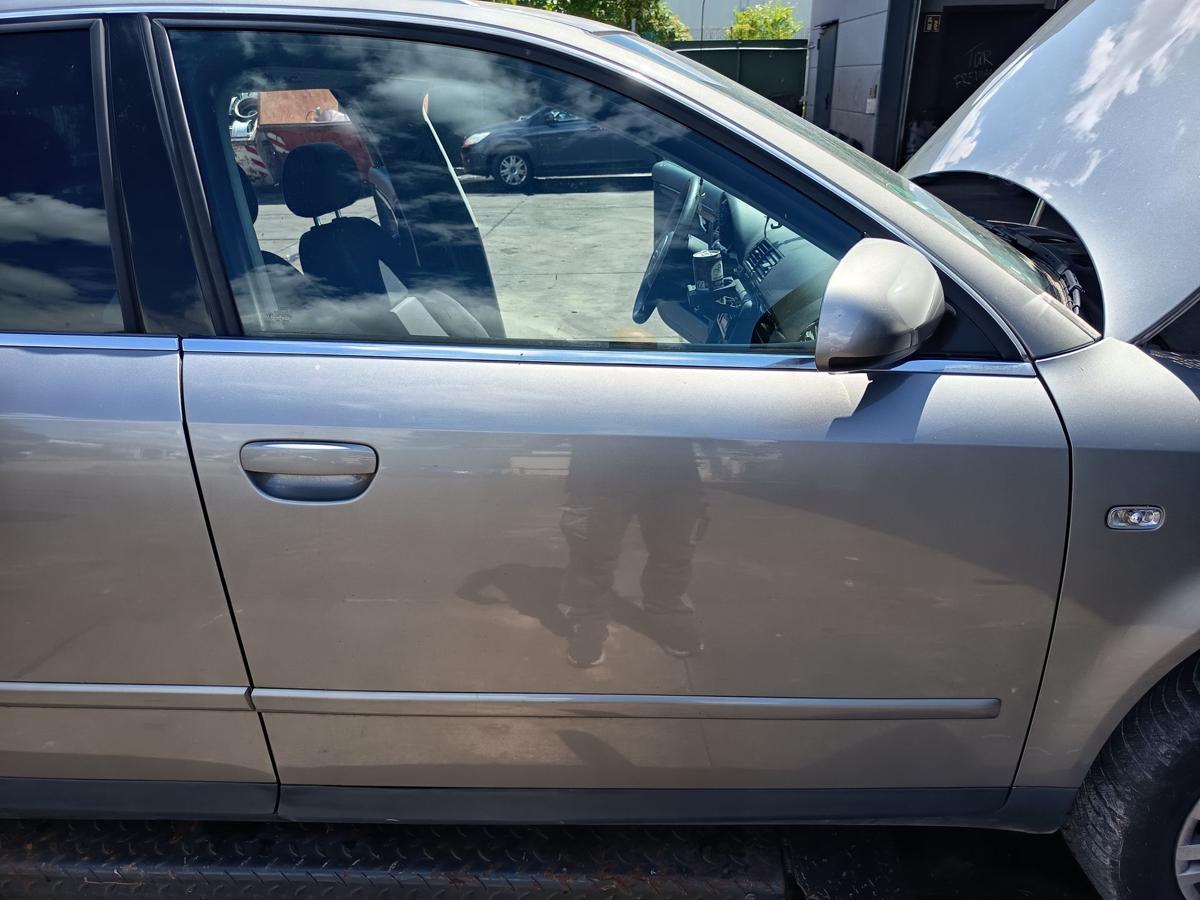 Audi A4 B6 original T&uuml;r vorn rechts Beifahrer Roh Y7Q Atlasgrau Bj 2003