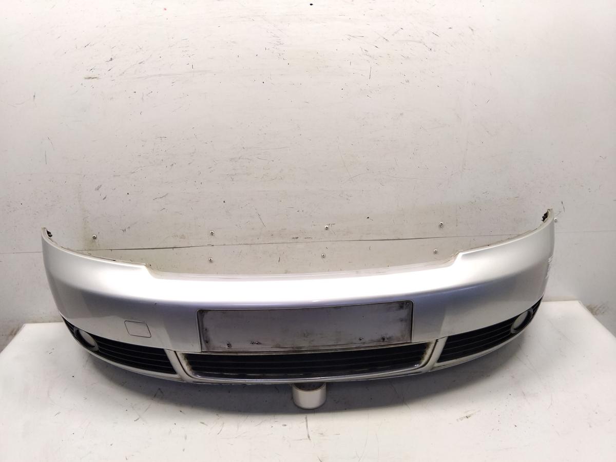 Audi A4 8E orig Sto&szlig;f&auml;nger Sto&szlig;stange vorn LY7W Lichtsilber Metallic NSW BJ2004