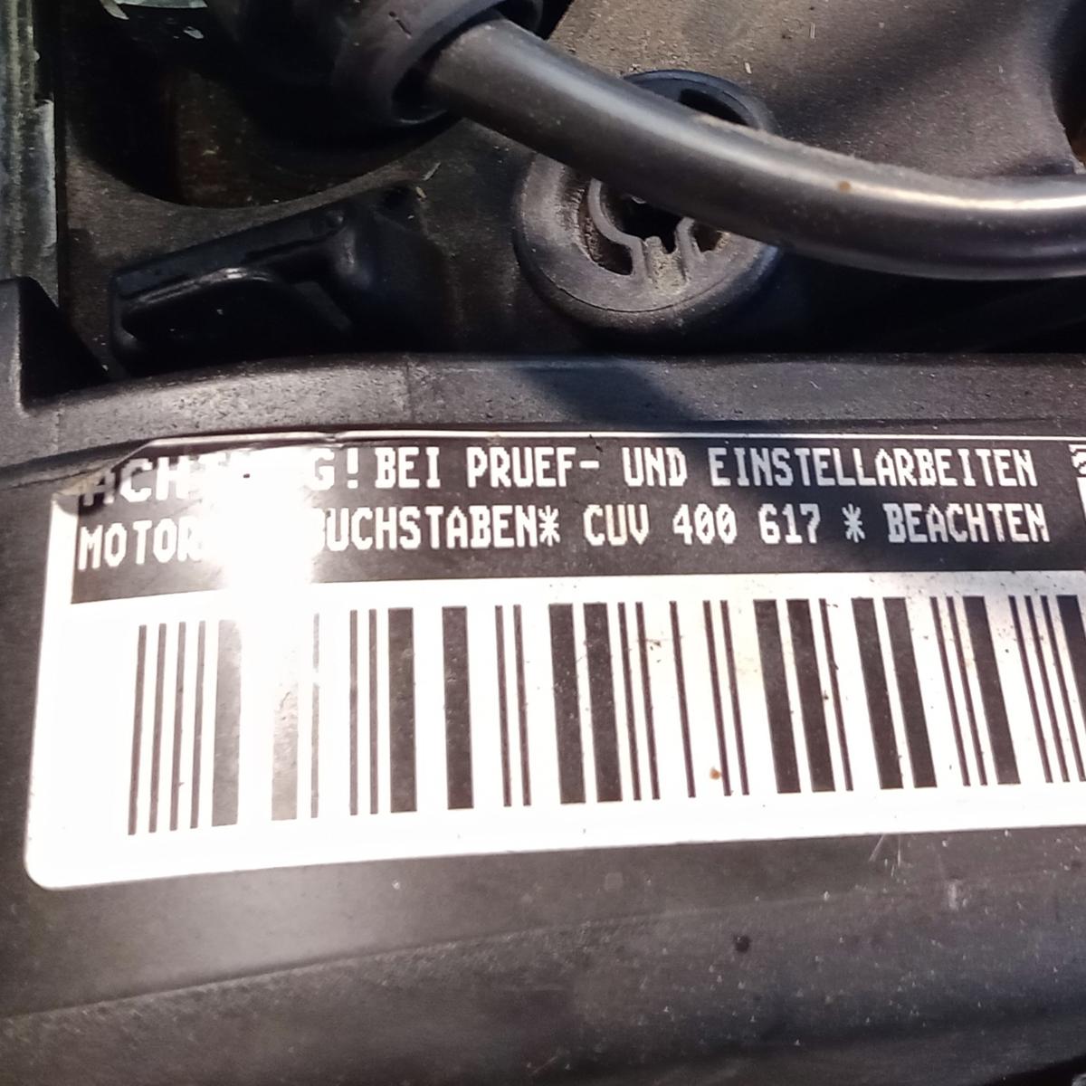 Motor Engine CUVC 2.0TDI 110kw Laufleistung 109828km Seat Alhambra 7N Bj.2015
