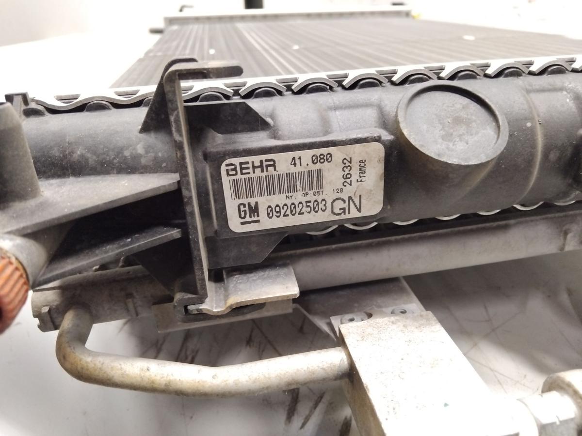 Opel Astra G original Wasserk&uuml;hler mit Klimakondensator 1.6 74kw Bj.2003