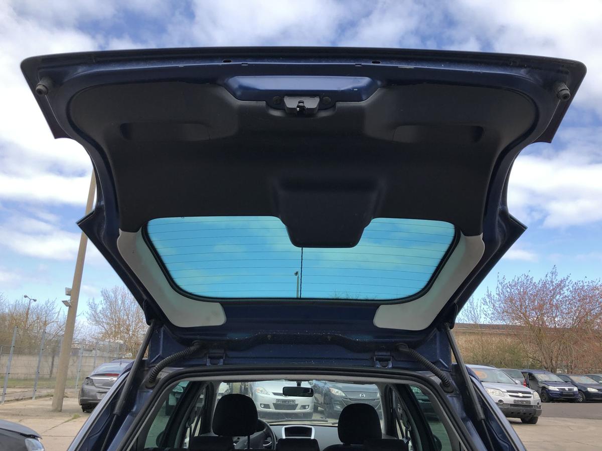 Peugeot 207SW Heckklappe ohne Heckscheibe im Rohbau KPL Montebello blau