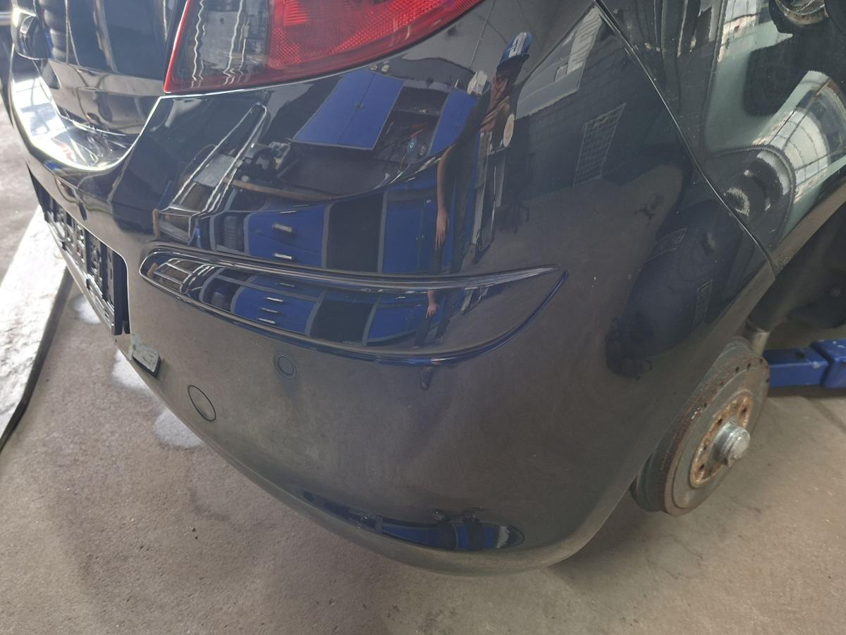 Opel Corsa D orig Stoßfänger Stoßstange hinten 2HU Saphirschwarz Metallic Bj 2007