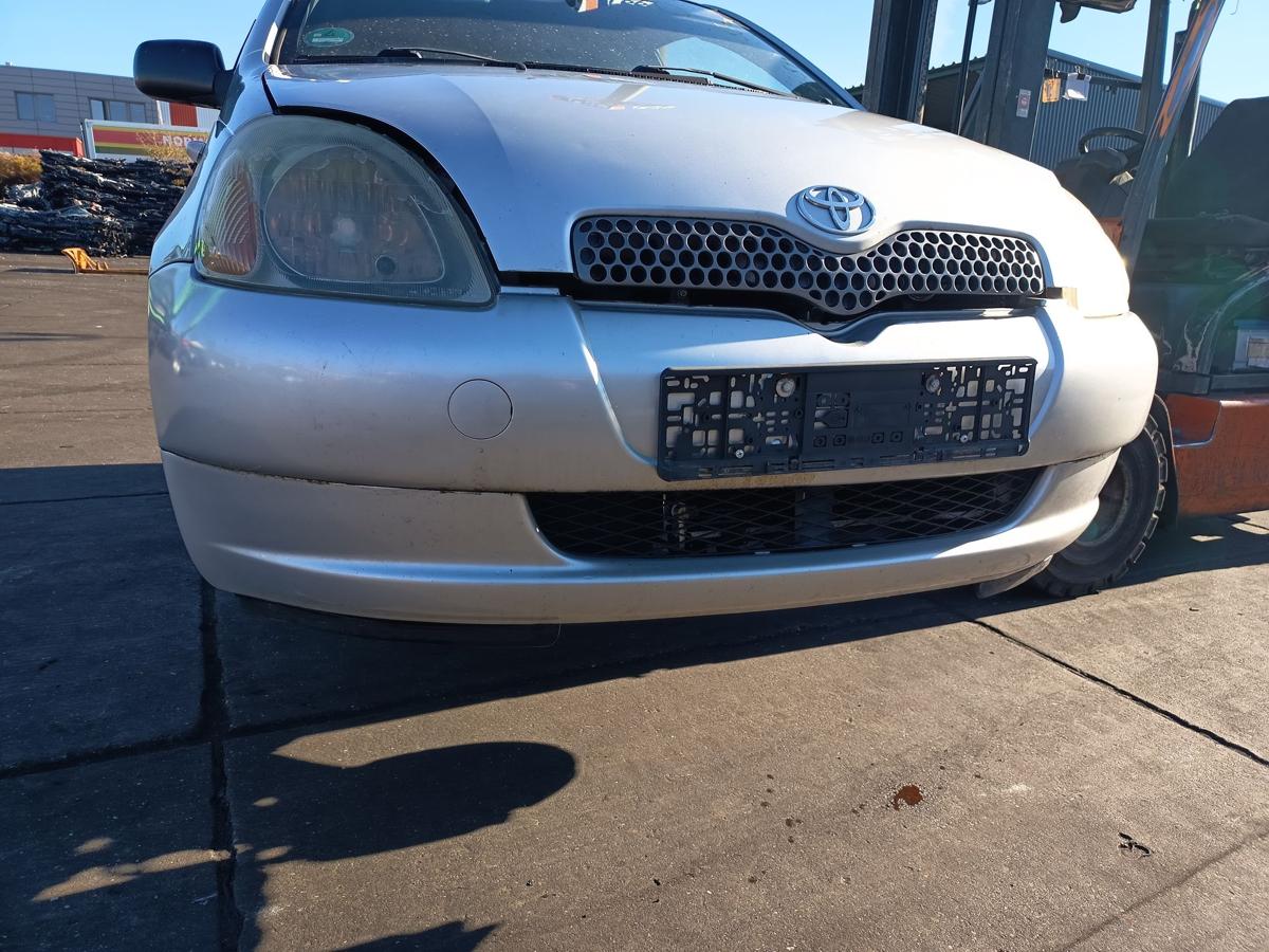 Toyota Yaris XP10 orig Stoßstange vorn Stoßfänger 199 Siber Bj 2000