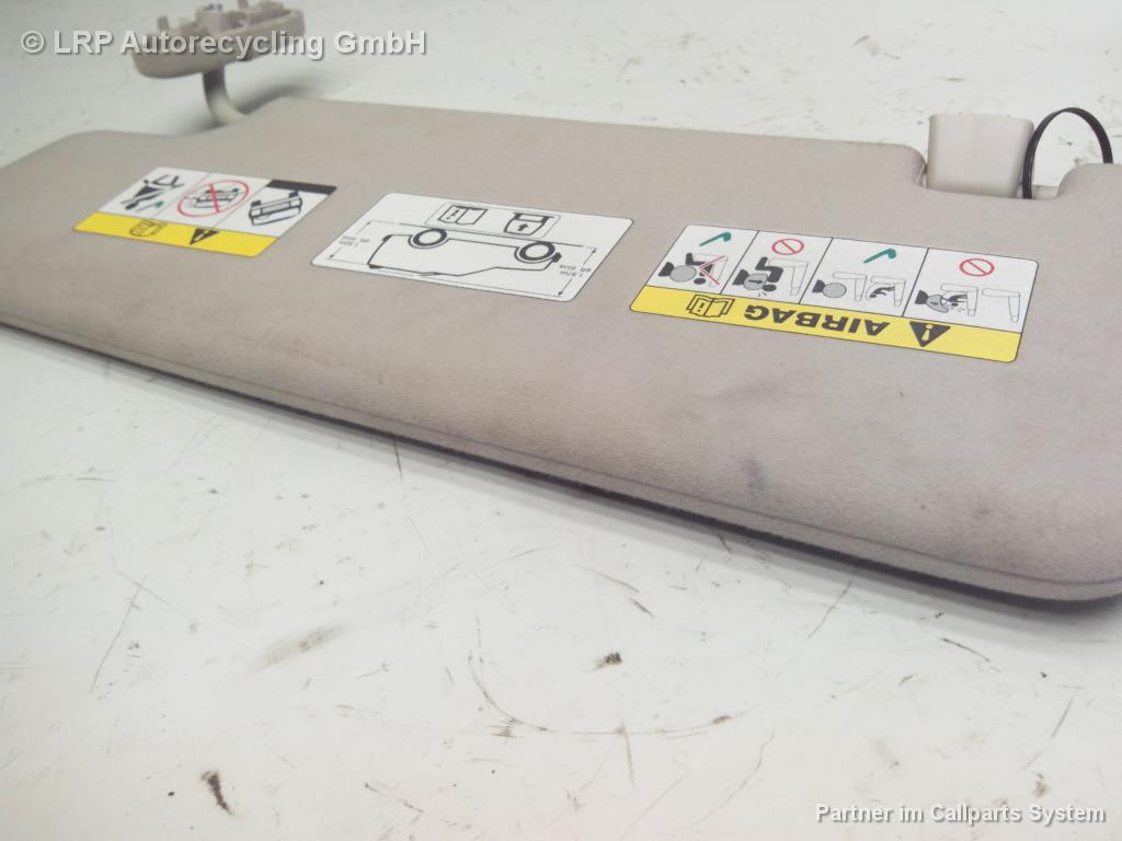 Land Rover Discovery 3 Bj2005 original Sonnenblende rechts hellgrau