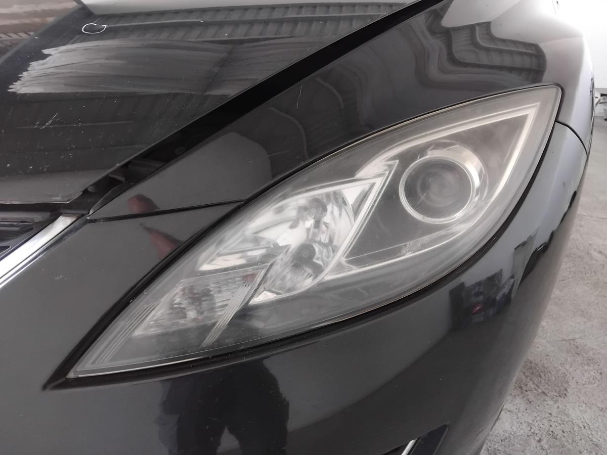 Mazda 6 II GH original Scheinwerfer vorn links Halogen mit LWR vergilbt BJ2010